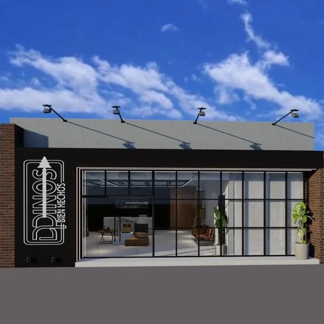 Proyecto de la fachada del local de DPINOS